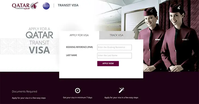 Qatar Transit Visa Application Online