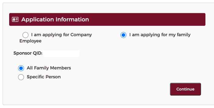Exceptional Entry Permit To Return To Qatar (Guide) Apply Exceptional Entry Permit Personal Screen