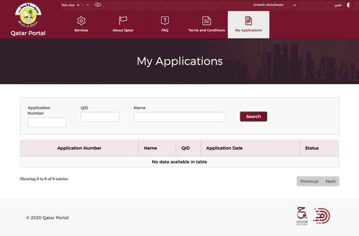 How to Check Status of Exceptional Entry Permit To Return To Qatar