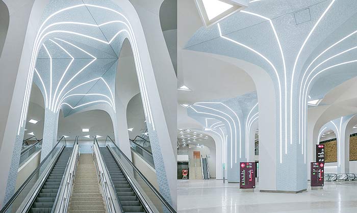 Doha Metro Map, Stations, Timings, Tickets (Oct 2023) Doha Metro Station View