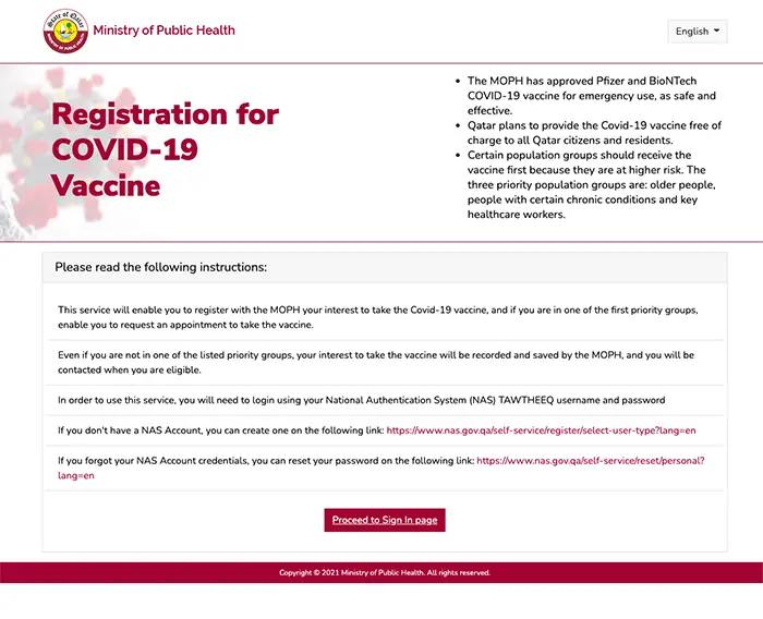 How To Get COVID Vaccine in Qatar (2022) How to get COVID vaccine in Qatar - Registration Website