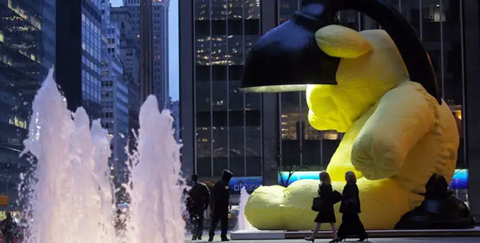 10 Things You Didn't Know About HIA's Giant Teddy Giant Yellow Teddy in New York