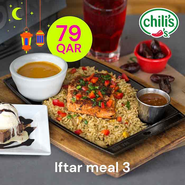 80+ Best Iftar Deals in Doha You Should Try (Ramadan 2021) Chilis Ramadan Iftar 2021