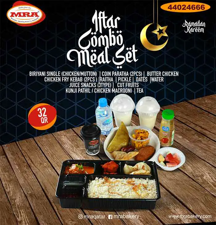 MRA Restaurant Ramadan 2021 Iftar Deal