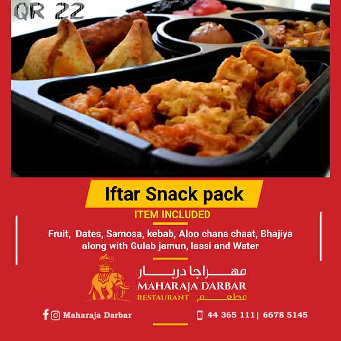 Maharja Darbar Restaurant Ramadan 2021 Iftar Deal