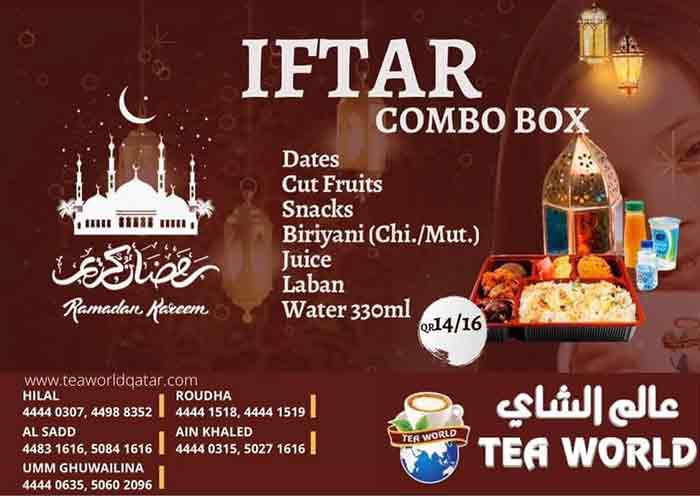 Tea World Ramadan 2021 Iftar Deal