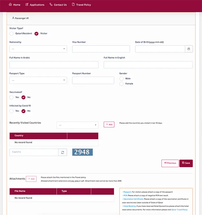 How To Do Ehteraz Pre-Travel Registration For Qatar Ehteraz Pre-Travel Registration Visitors