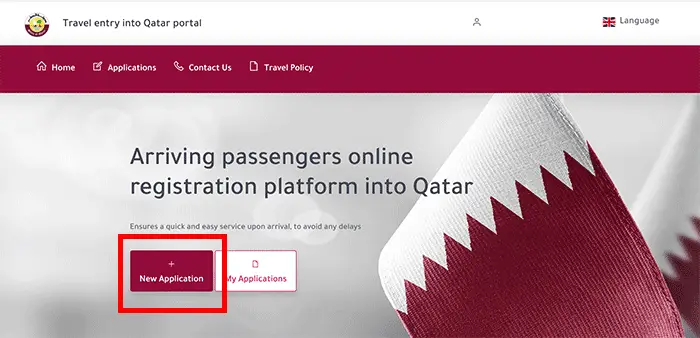 Ehteraz Website Home Page