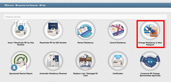 How To Change Passport Number in Qatar ID MOI Portal