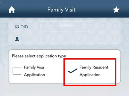 Metrash Family Resident Visa Selection