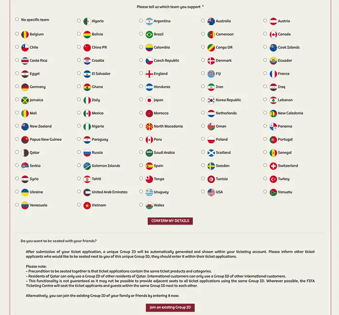 Qatar 2022 World Cup Ticket Prices & How To Buy Online How To Apply Qatar World Cup Ticket Online Step 6
