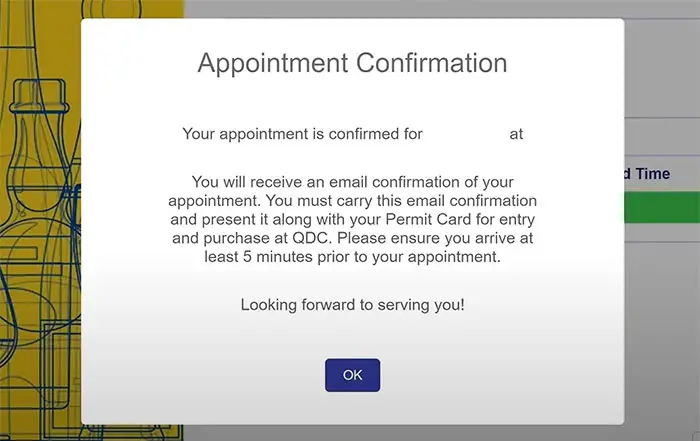 QDC Appointment Confirmation
