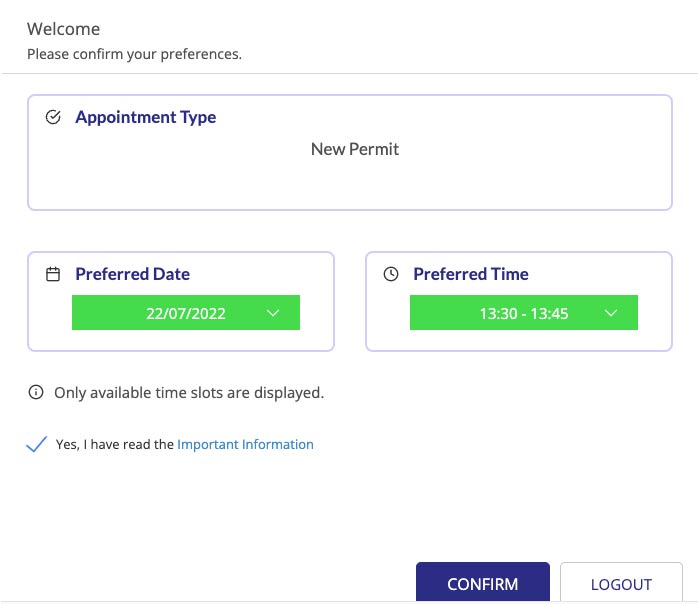 QDC Qatar Permit Application Appointment Booking