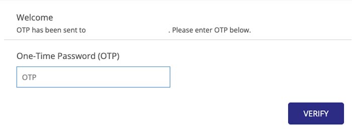 QDC Qatar Permit Online-Application Form OTP Screen
