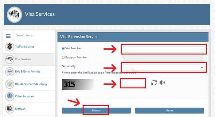 qatar visit visa extension process