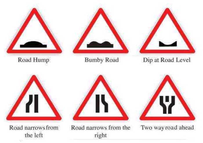 Qatar Traffic Signs And Their Meanings In English (2023) Qatar Traffic Warning Signs 3