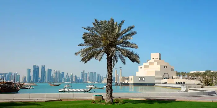 A view of the Museum of Islamic Arts Doha