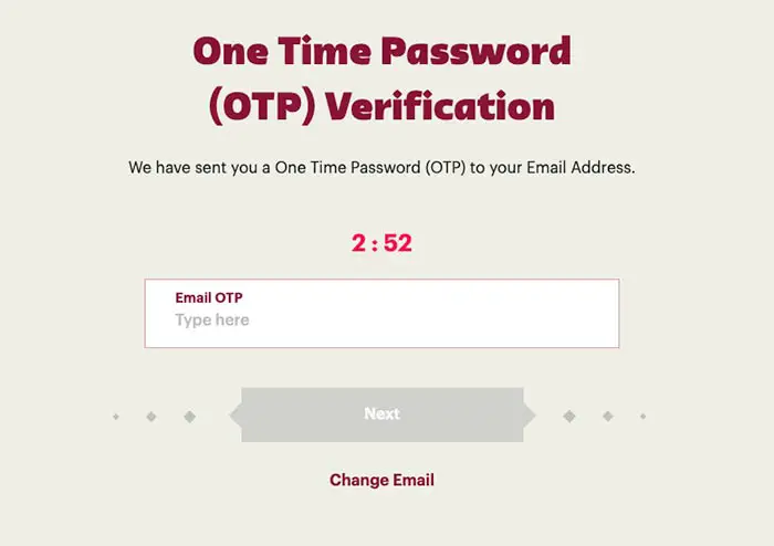 Apply Hayya Card OTP verification