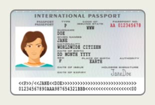 Hayya Card Passport Scan Sample