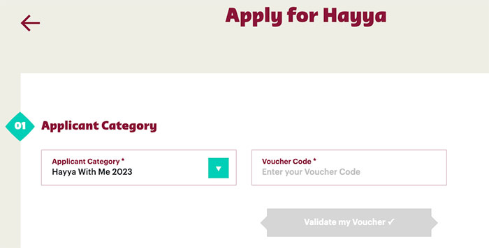 Hayya With Me 2023 Add Voucher Code