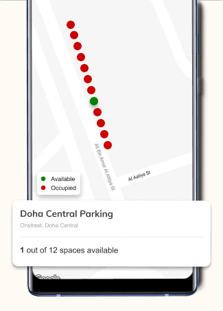 TASMU Smart Parking App Available Spots