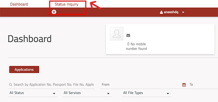 Dubai Visa Track Status