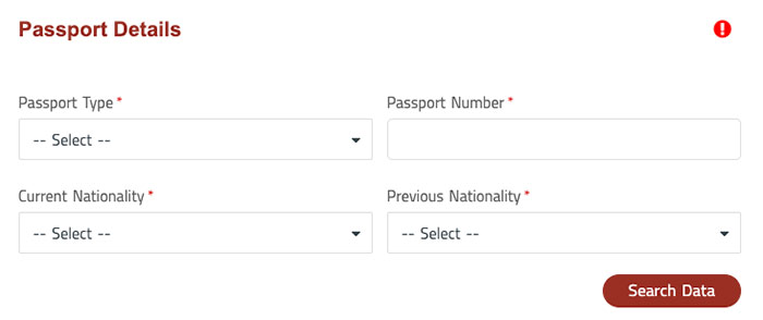 Dubai Hayya Visa Passport Details Search