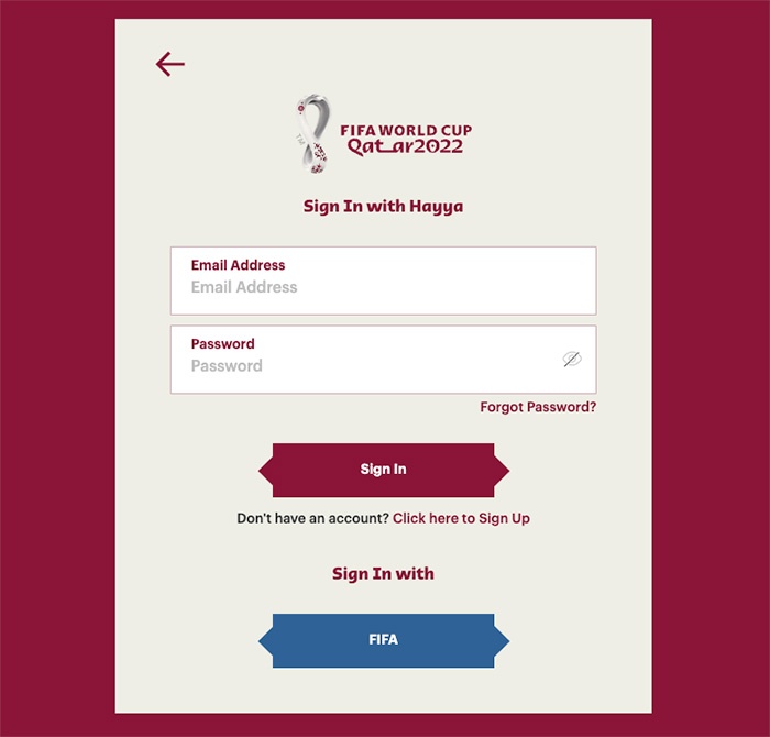 How To Get Hayya Card Without Match Ticket (Early December) Hayya Sign In Page