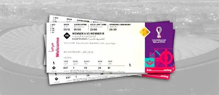 Qatar 2022 Souvenir Tickets