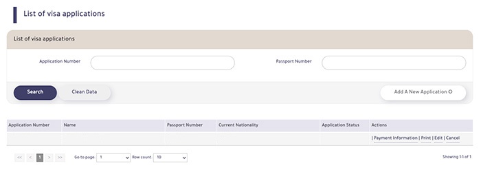 Saudi Visa Platform Add New Application