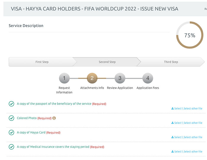 UAE Visa Hayya Card Documents Upload