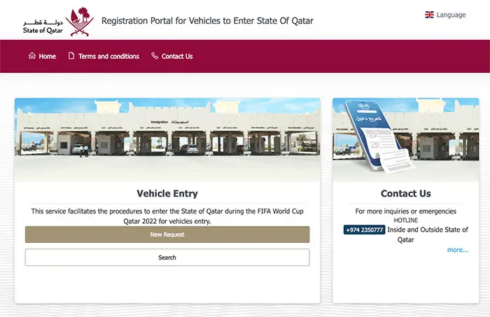 How To Get Vehicle Entry Permit To Qatar During World Cup MOI Registration Portal For Vehicle Entry Permit to Qatar