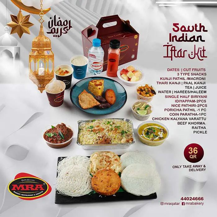 Best Iftar Deals in Doha: Iftar Box Kits Under QR 40 MRA South Indian Iftar Kit 2023