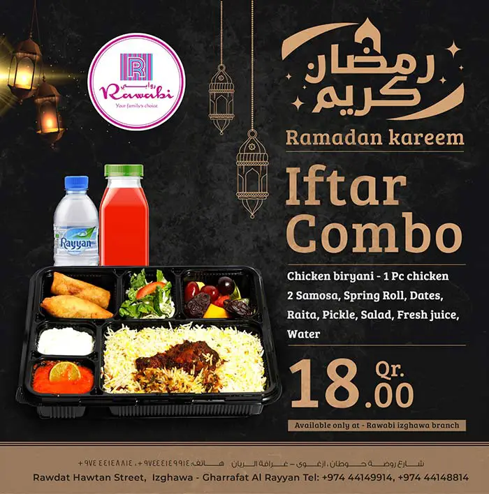 Best Iftar Deals in Doha: Iftar Box Kits Under QR 40 Rawabi Hypermarket Iftar Box 1