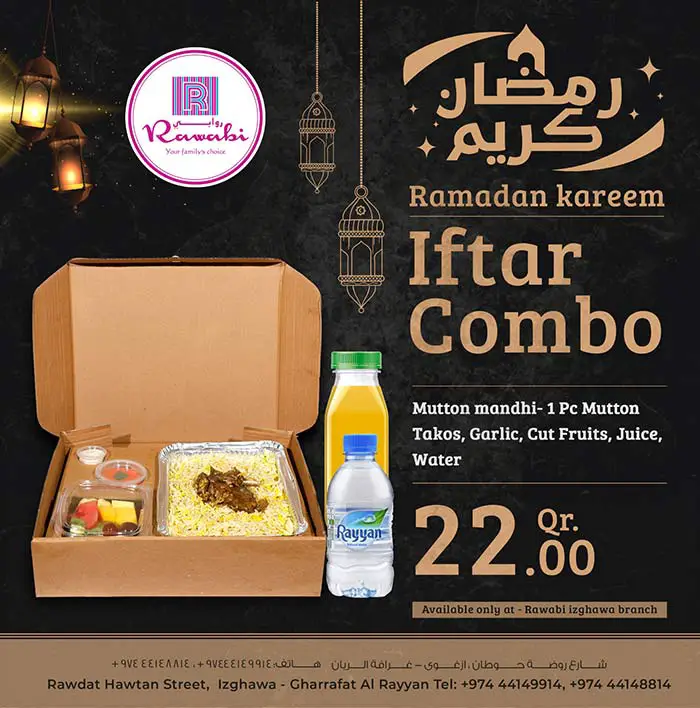 Best Iftar Deals in Doha: Iftar Box Kits Under QR 40 Rawabi Hypermarket Iftar Box 2