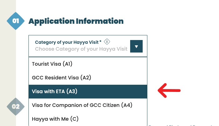 Qatar Visa With ETA A3