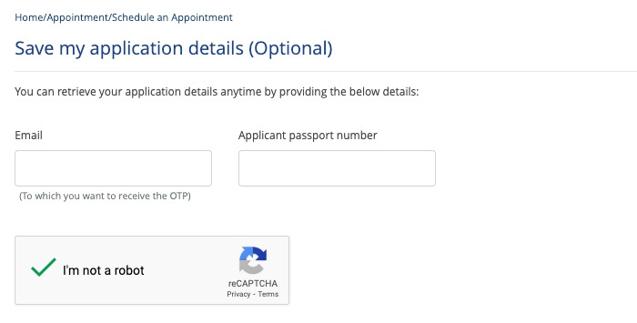 Tasheer Save Application Details