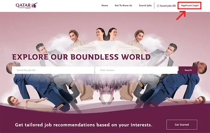 Qatar Airways Applicant Login