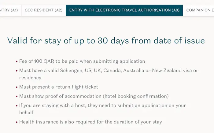How To Apply Qatar ETA Visa Online: Hayya A3 Visa (2023) ETA Visa Visit Qatar Screenshot
