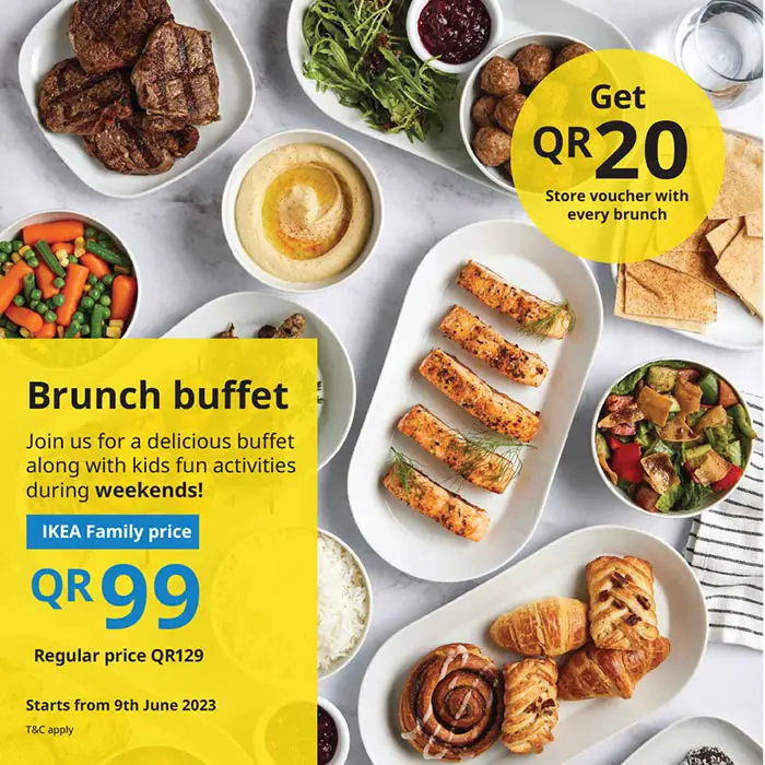 Best Buffets in Doha Under 100 QR (Updated Oct 2023) Ikea Qatar Buffet