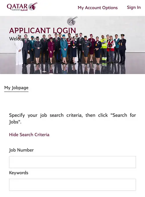 How To Apply For Qatar Airways Jobs (2025) Qatar Airways Careers webpage