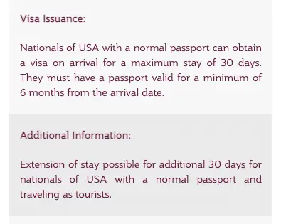 Qatar Visa For US Citizens