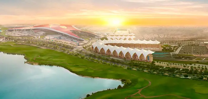 Yas Island Aerial View